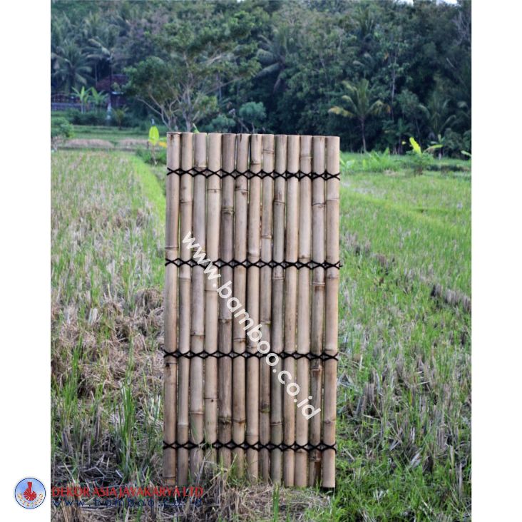 Natural Bamboo Half Raft Panel - Bamboo Panel and Bamboo Screen